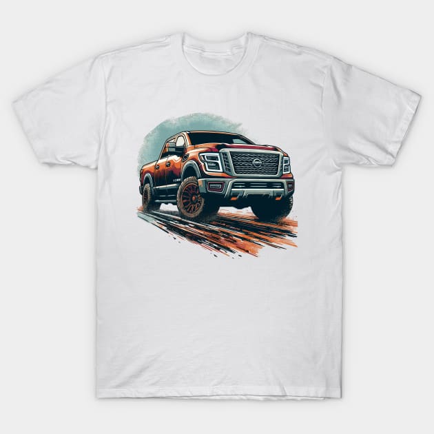 Nissan Titan T-Shirt by Vehicles-Art